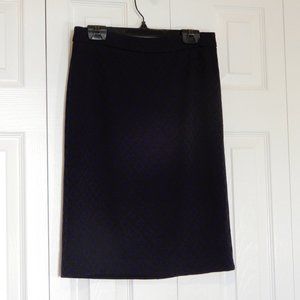 Dana Buchman black & royal blue skirt in Size S